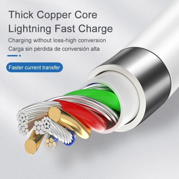 Magnet Charging Cable Magic Rope Self Winding Type C Micro USB Cable Cord Charge Data Cable For iphone Mobile Phone Charger Wire - Image 4