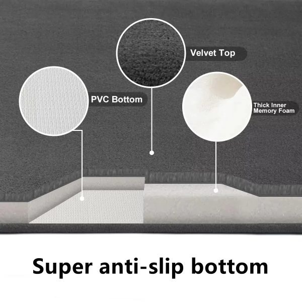 Super Absorbent Bath Mat Memory Foam Carpet Non-slip Bathroom Rug Bathtub Side Floor Rugs Shower Room Doormat Toilet Footpad - Image 6