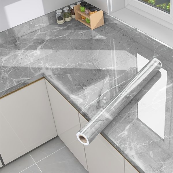 Roll Self-Adhesive Kitchen Stickers, Waterproof And Oil-Proof Self-Adhesive Wall Stickers - Image 3
