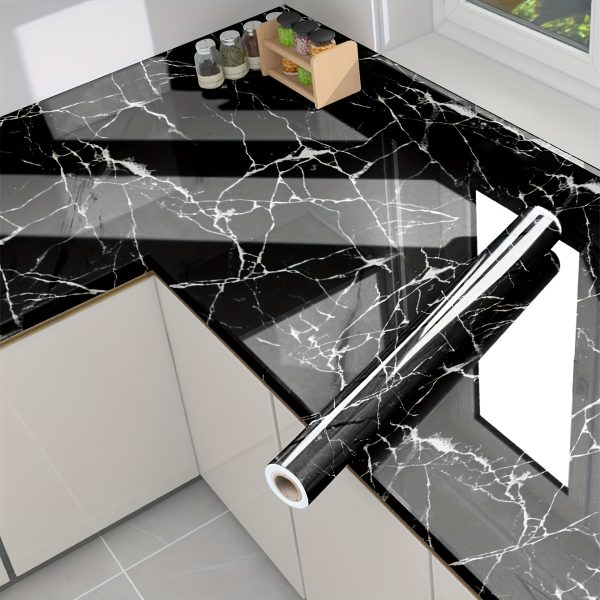 Roll Self-Adhesive Kitchen Stickers, Waterproof And Oil-Proof Self-Adhesive Wall Stickers - Image 5