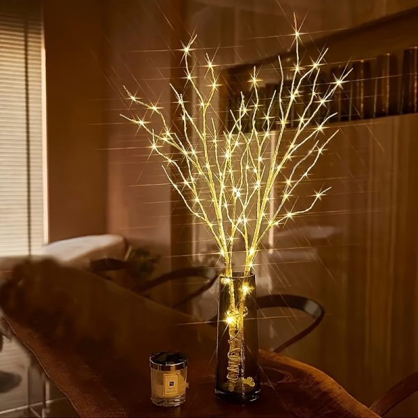 1 PC White Birch Branch Light LED Festive Lights Battery Operated For Christmas Party Wedding Decoration Twig Outdoor Lights - Image 5