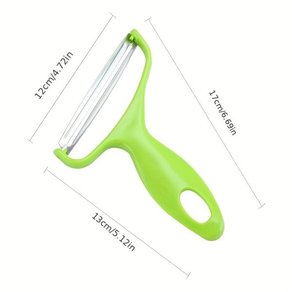 Stainless Steel Peeler for Vegetables and Fruits Wide Mouth Salad Potato Slicer Kitchen Cooking Accessory Grater Tools - Image 2