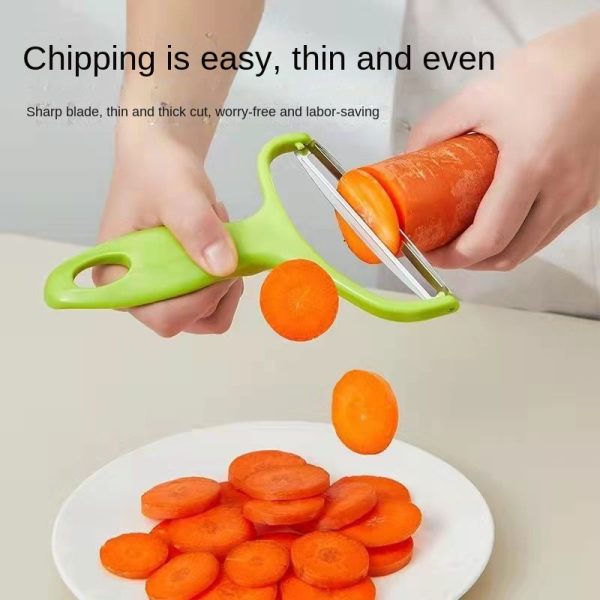 Stainless Steel Peeler for Vegetables and Fruits Wide Mouth Salad Potato Slicer Kitchen Cooking Accessory Grater Tools - Image 4