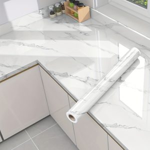 Roll Self-Adhesive Kitchen Stickers, Waterproof And Oil-Proof Self-Adhesive Wall Stickers